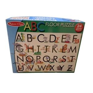 Melissa & Doug | ABC Floor Puzzle I Huge Full A-Z Set With Pictures Fun